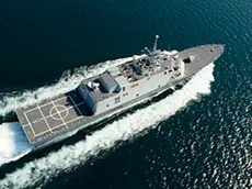 La nave Freedom, prototipo consegnato alla Marina Usa dalla Fincantieri