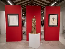 Nella foto di Katia Bonaventura un'anteprima dell’allestimento della mostra su De Chirico