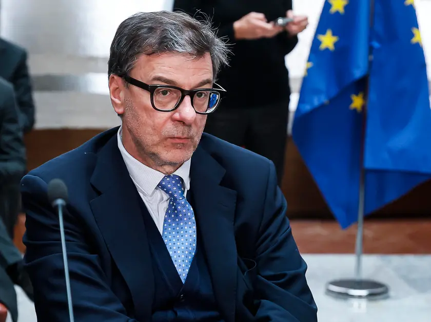Il ministro dell'Economia, Giancarlo Giorgetti (foto Ansa)