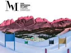 Una parte dell'immagine della 33a edizione de Una Montagna di Libri, disegnata da Andrea Bozzo