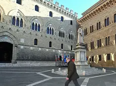 Il quartier generale del Monte dei Paschi a Siena