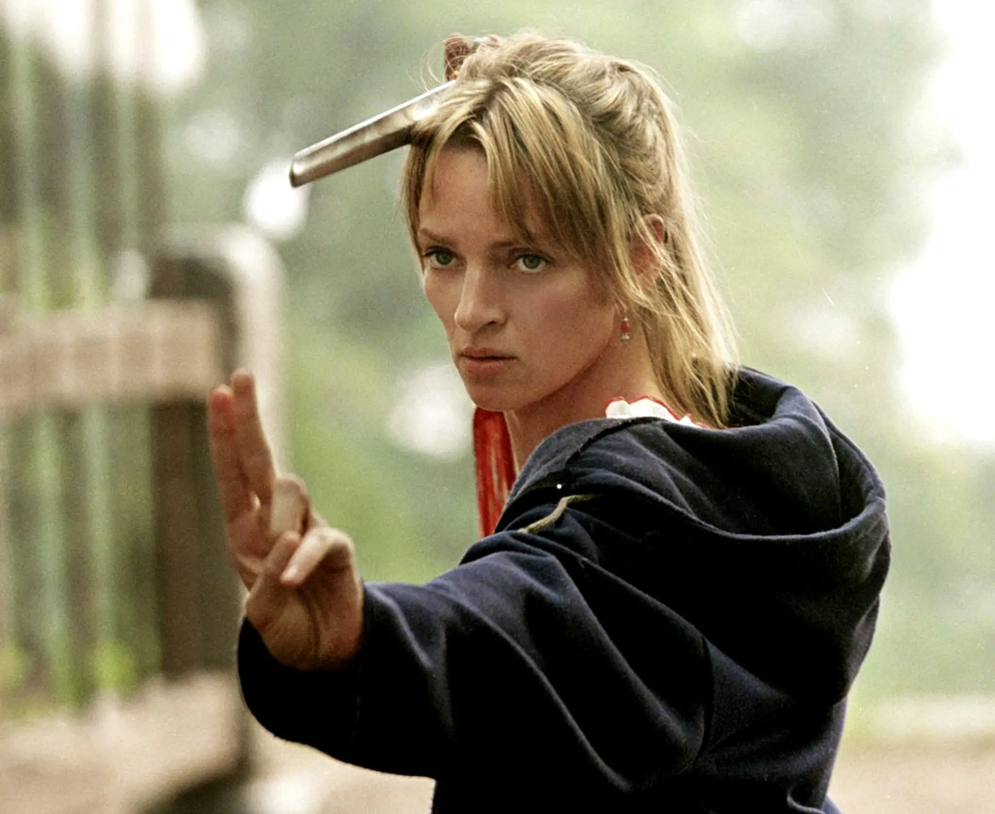 Uma Thurman in una scena di "Kill Bill vol. 2"