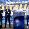 Da sinistra Attilio Fontana, Luca Zaia, Maurizio Fugatti e Massimiliano Fedriga