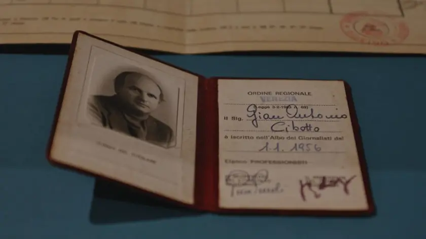 Il tesserino da giornalista di Gian Antonio Cibotto