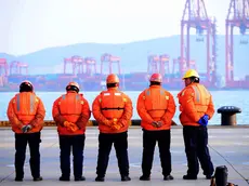 Qingdao, il porto commerciale