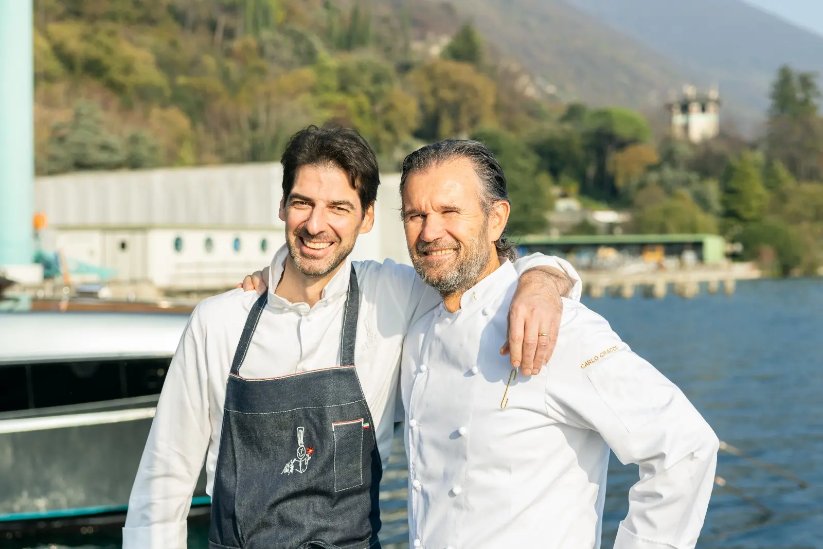 Max Alajmo insieme a Carlo Cracco