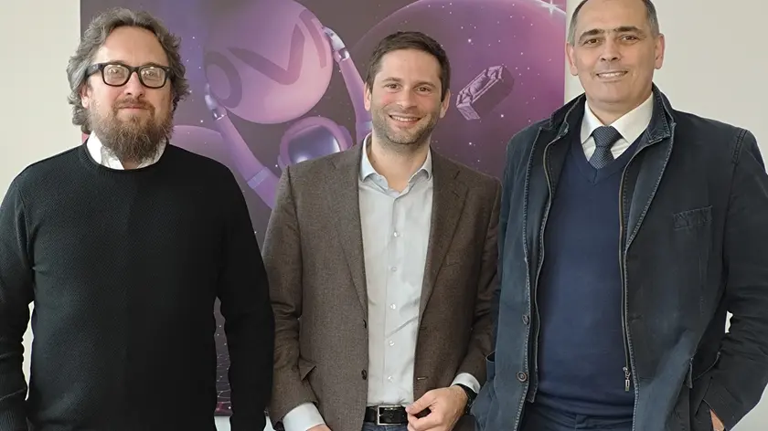 I fondatori di Brainyware Alberto Adorini, Davide Cuttini e Ivan Prez