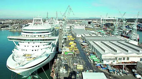 La cantieristica è un comparto fondamentale per l'export del Friuli Venezia Giulia