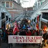 Una manifestazione degli orchestrali della Fenice a Venezia