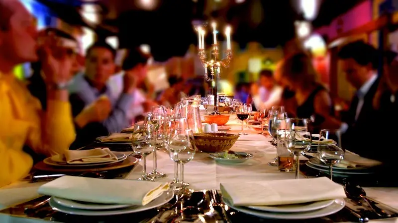 Un cenone delle feste di Natale