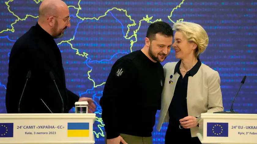 Zelenskyy e Ursula von der Leyen