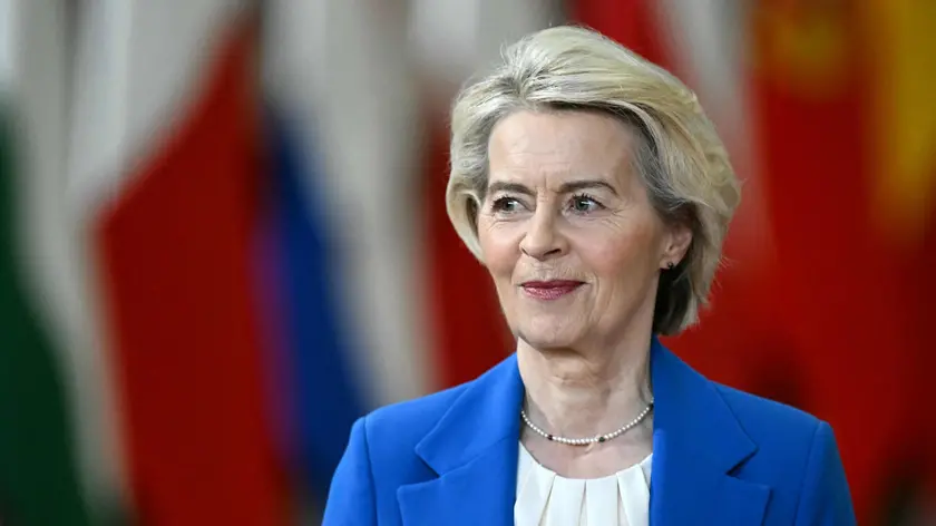 La presidente della Commissione europea Ursula von der Leyen