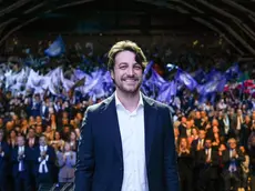 Il presidente del Veneto Alberto Stefani