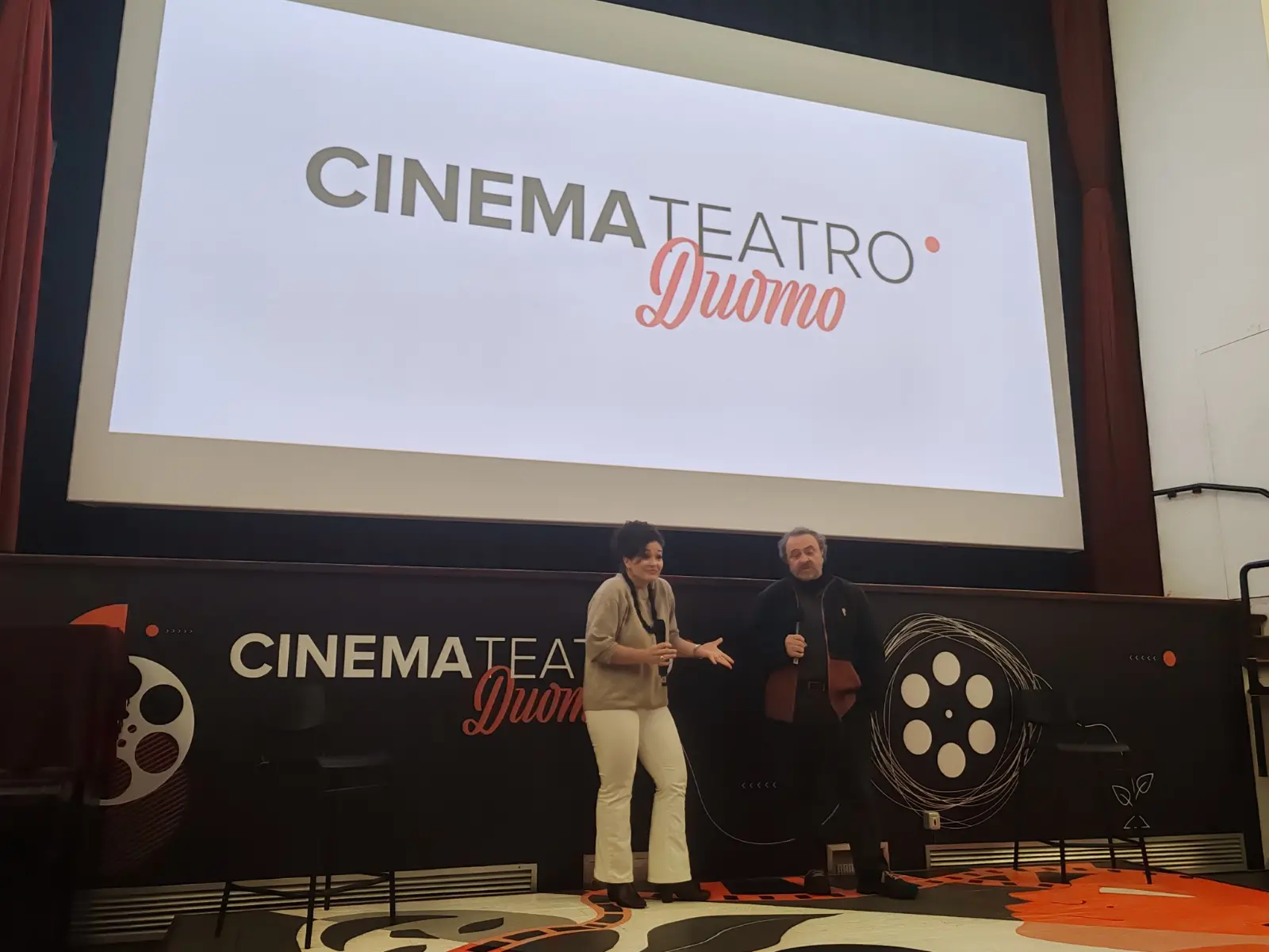 Balasso durante la presentazione a Rovigo