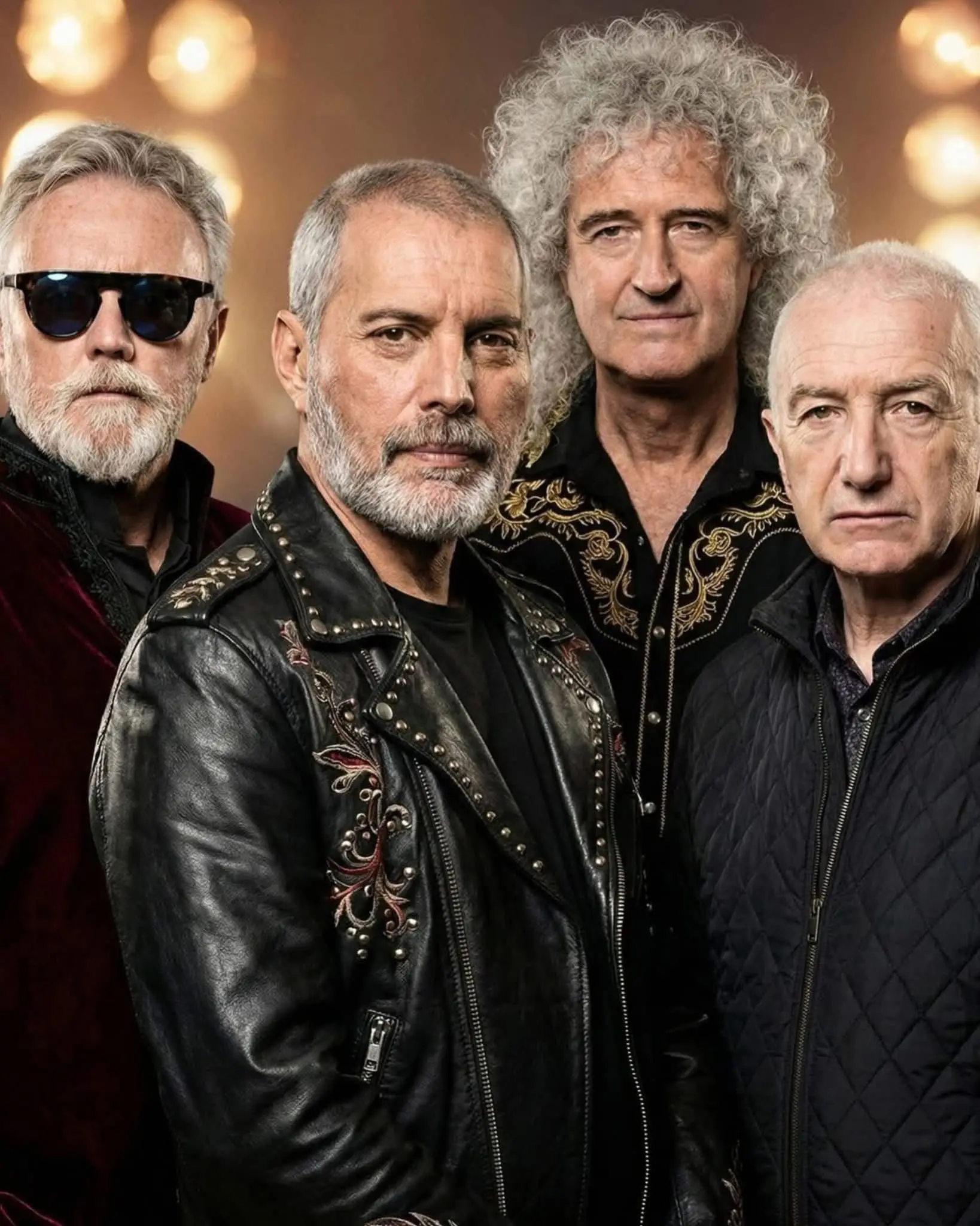 I Queen invecchiati e con un Freddie Mercury ancora in vita