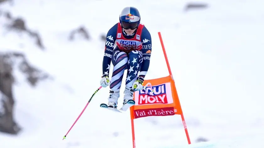 Lindsey Vonn in gara