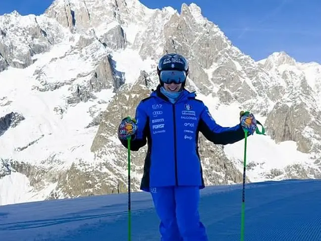 Federica Brignone sugli sci