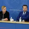 La premier Giorgia Meloni fra i due vice, Antonio Tajani e Matteo Salvini