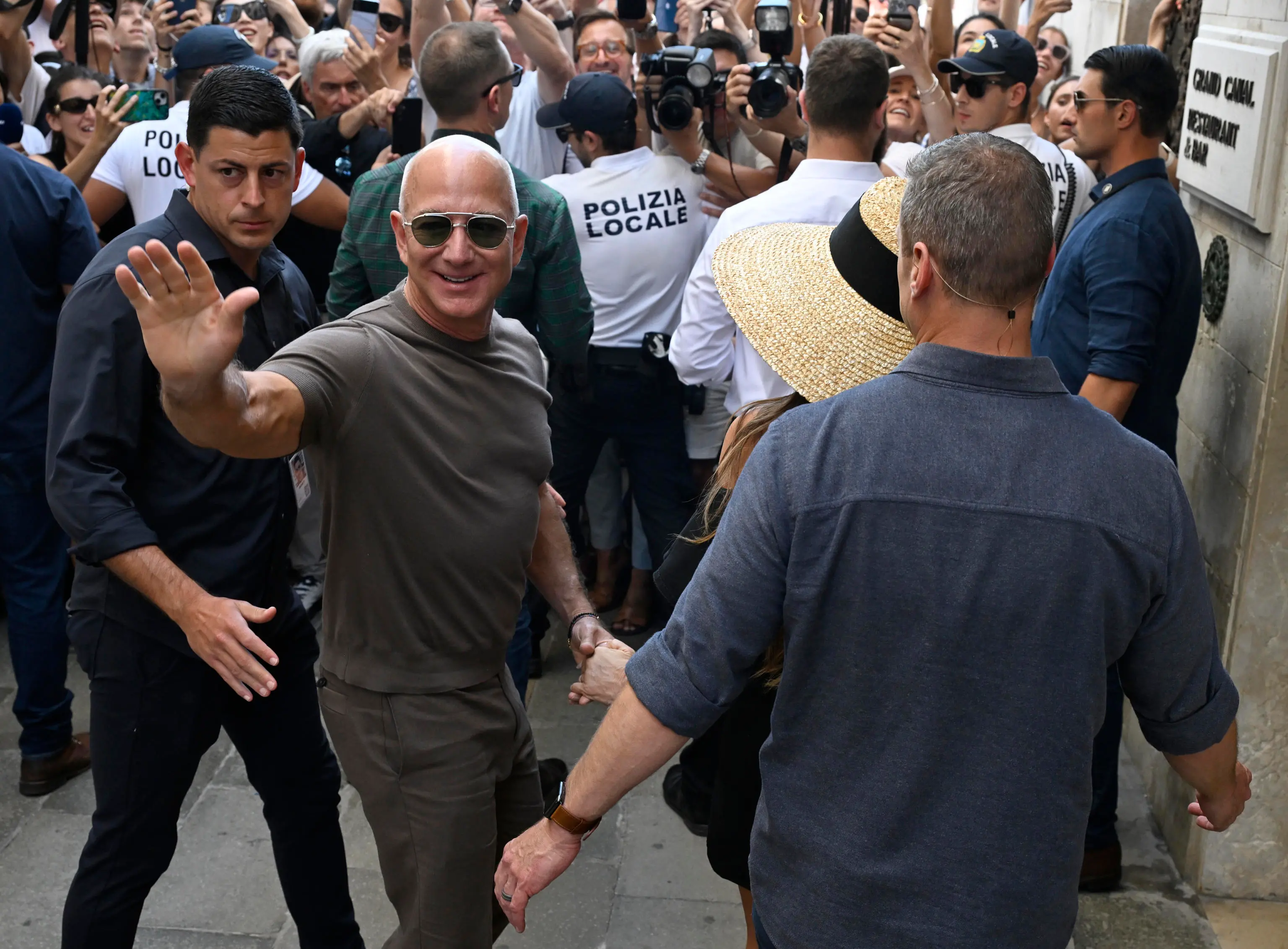 Jeff Bezos a Venezia