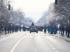 La parata militare che si è svolta a Banja Luka in occasione delle celebrazioni del 9 gennaio
