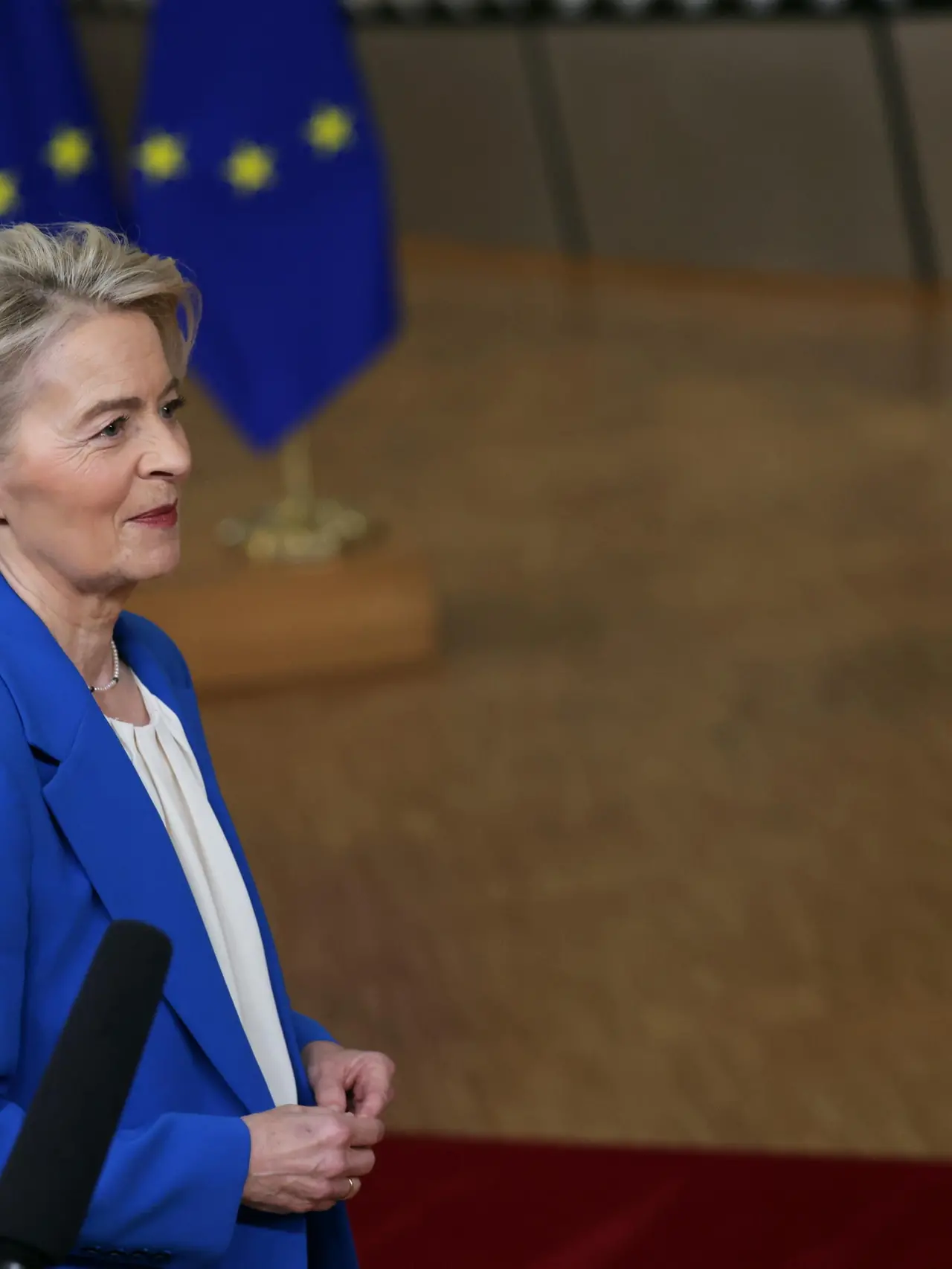 La presidente della Commissione europea Ursula Von Der Leyen