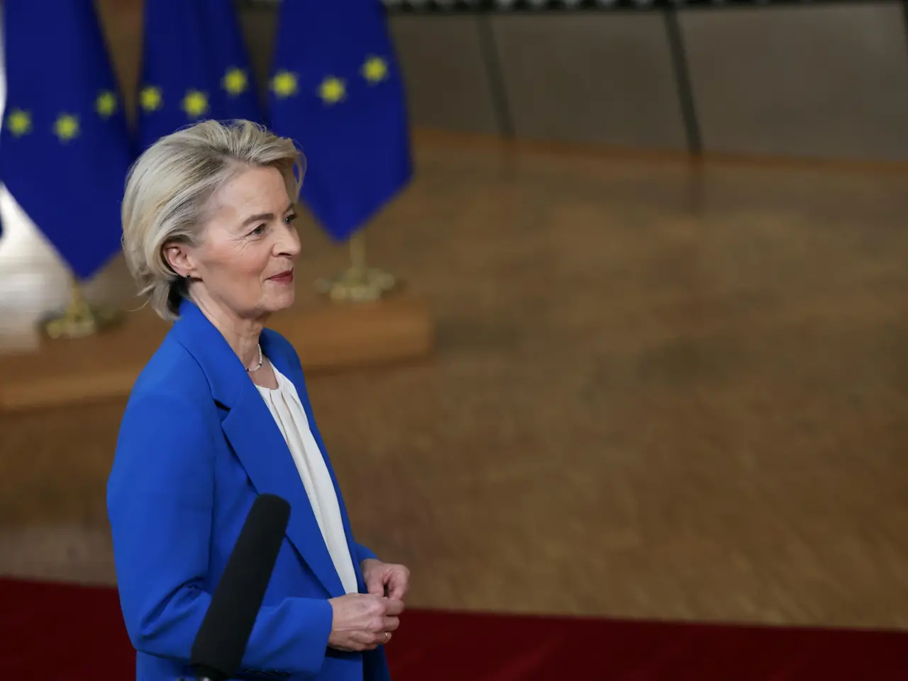 La presidente della Commissione europea Ursula Von Der Leyen