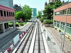 I binari del tram a Padova, progetto finanziato dal Pnrr