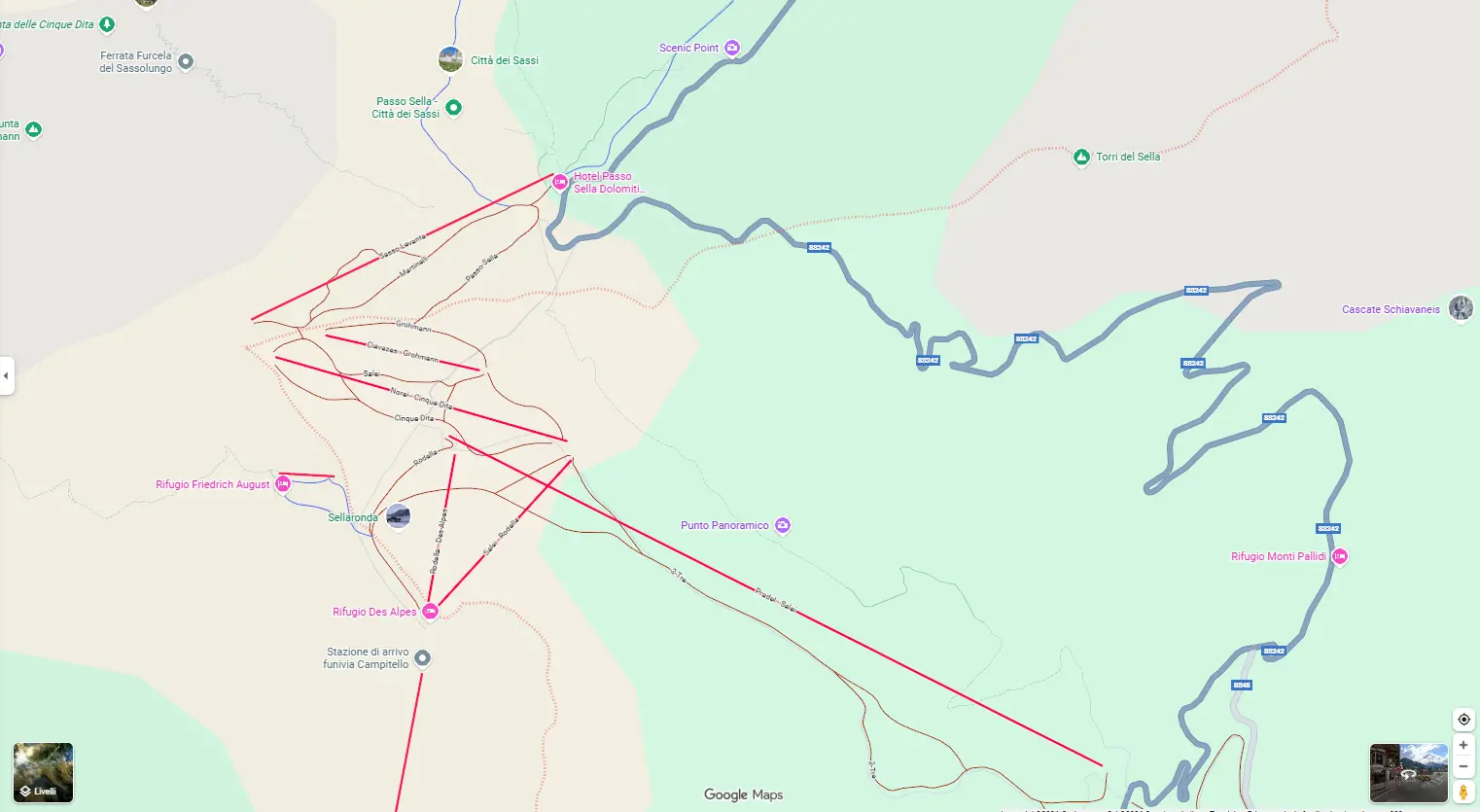 Il Sellaronda in territorio fassano