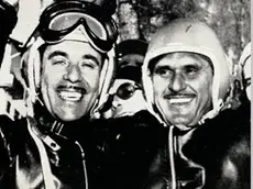 Lamberto Dalla Costa festeggia l’oro olimpico con il compagno di bob a 2 Giacomo Conti