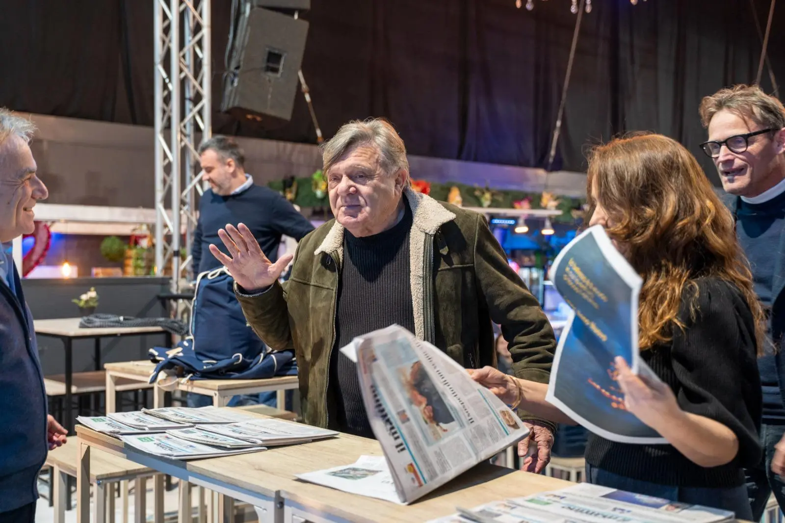 Il firma copie al Geox