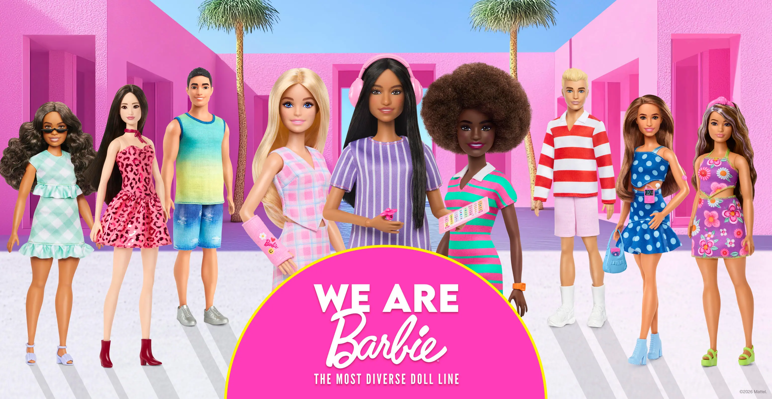 La nuova Barbie autistica con le sue sorelle maggiori