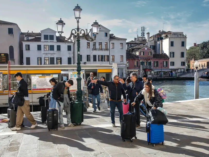 Turisti a Venezia