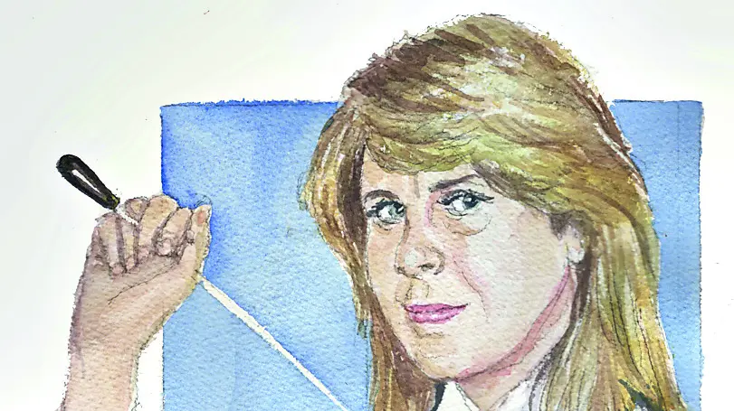 Elisabetta Maschio nel ritratto di Massimo Jatosti