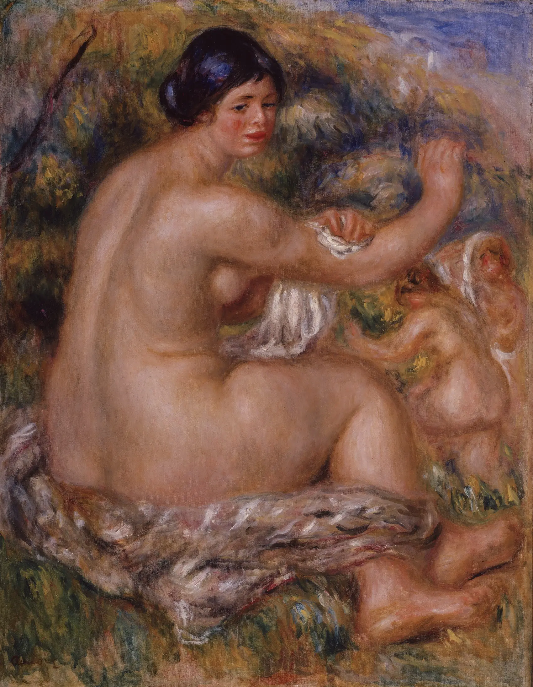 Pierre-Auguste Renoir. Femme s’essuyant, 1912–1914. Olio su tela. Dimensioni: 67 x 52.5 cm