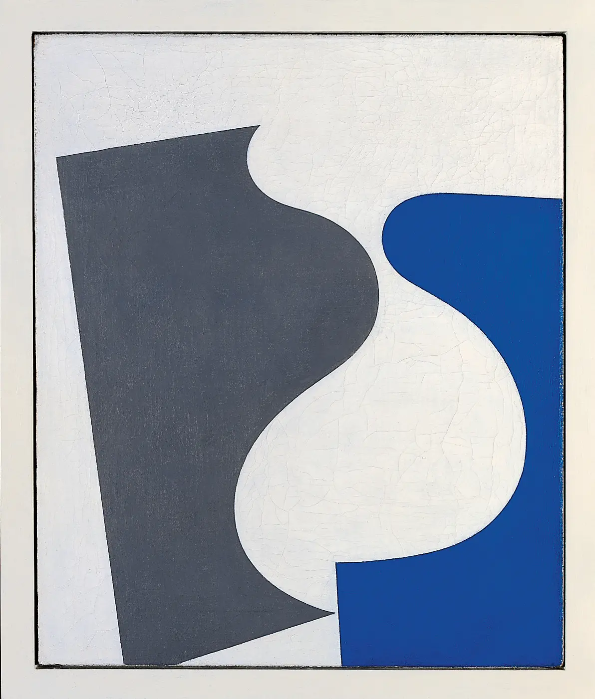 Sophie Taeuber-Arp, Piano profilato in curve, 1935, olio su tela. Dimensioni: 55,5 x 46 cm