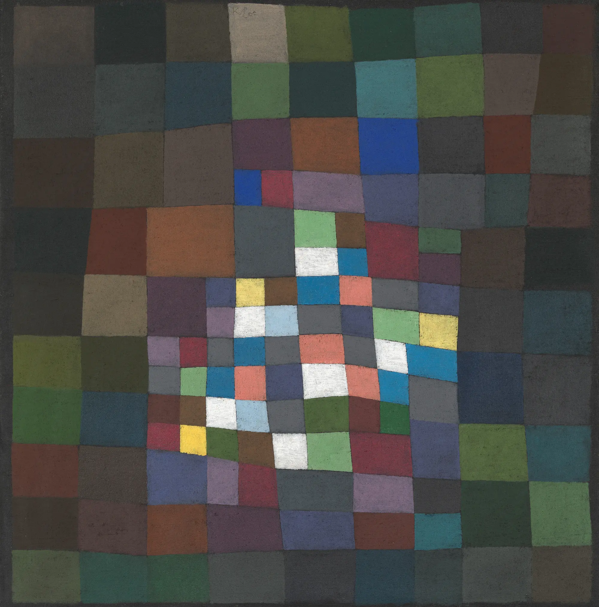 Paul Klee, Fioritura, 1934, olio su tela, 81,5 x 80 cm
