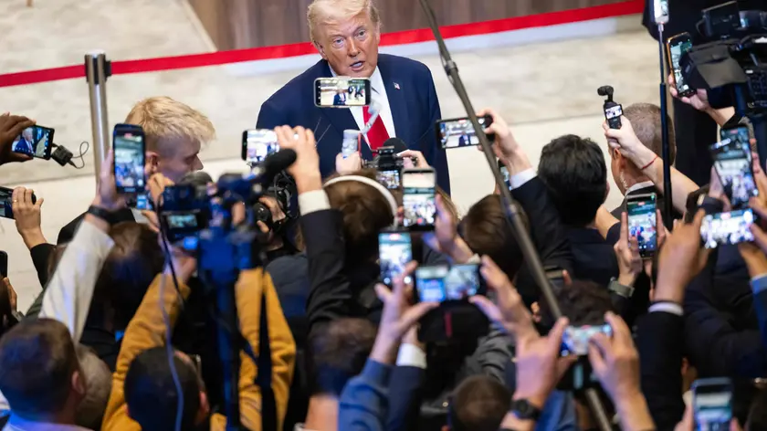 Donald Trump a Davos