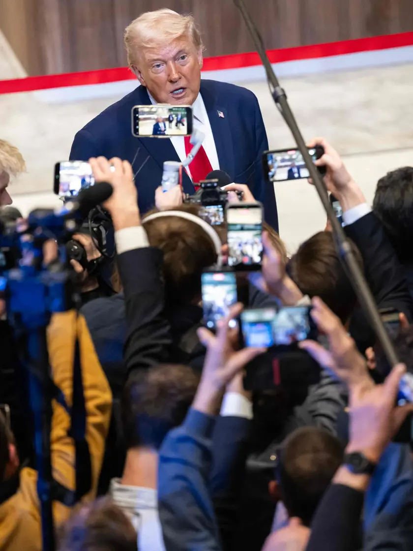 Donald Trump a Davos