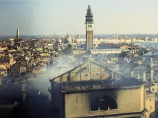 Il Teatro la Fenice il giorno dopo l'incendio