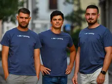 I tre giovani fondatori della startup Smartness