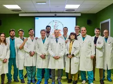 L'equipe che ha concluso l'intervento