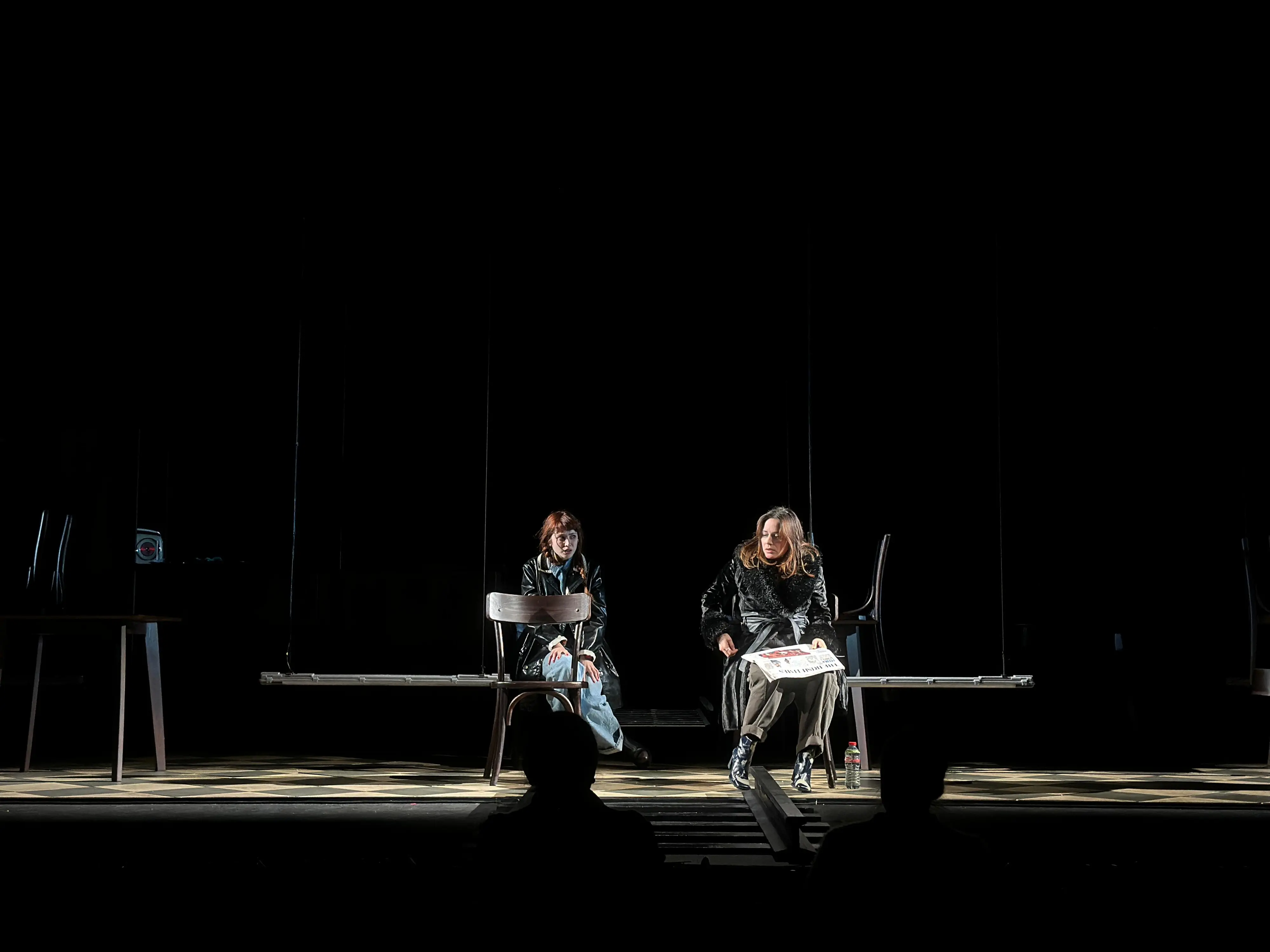 Un momento delle prove di Mirandolina