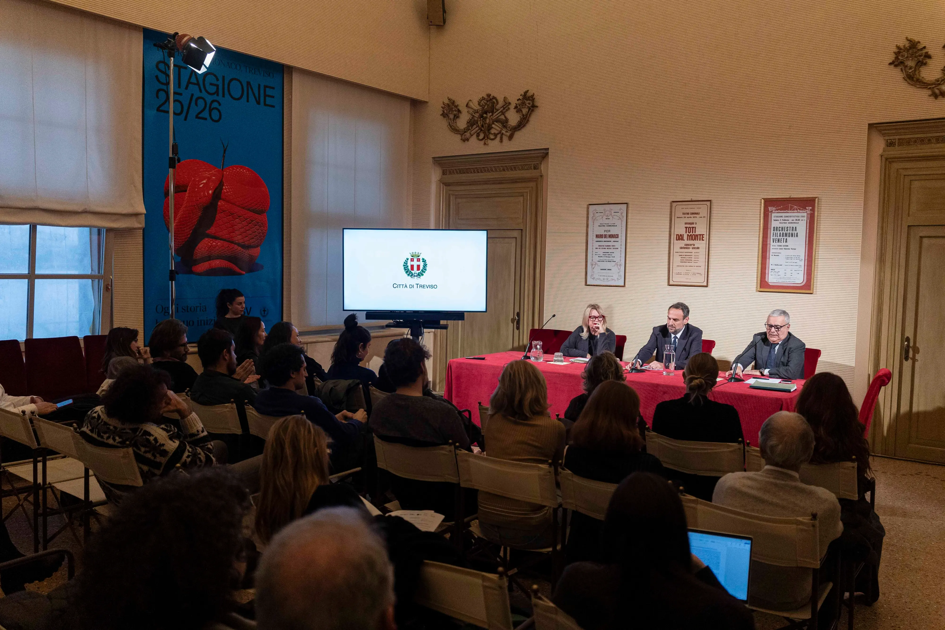 La presentazione al teatro Mario Del Monaco di Treviso