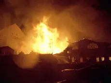 Un'immagine del rogo de La Fenice