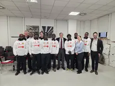 I lavoratori africani alla varesina Belfor