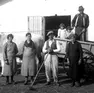 Una famiglia veneta emigrata vicino alla futura Latina (foto Consorzio di bonifica dell’Agro Pontino)
