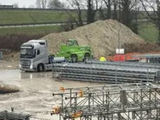 Un cantiere di Rizzani de Eccher