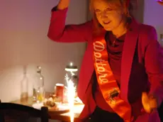 Chiara Ruaro il giorno della laurea dopo il calvario del tumore