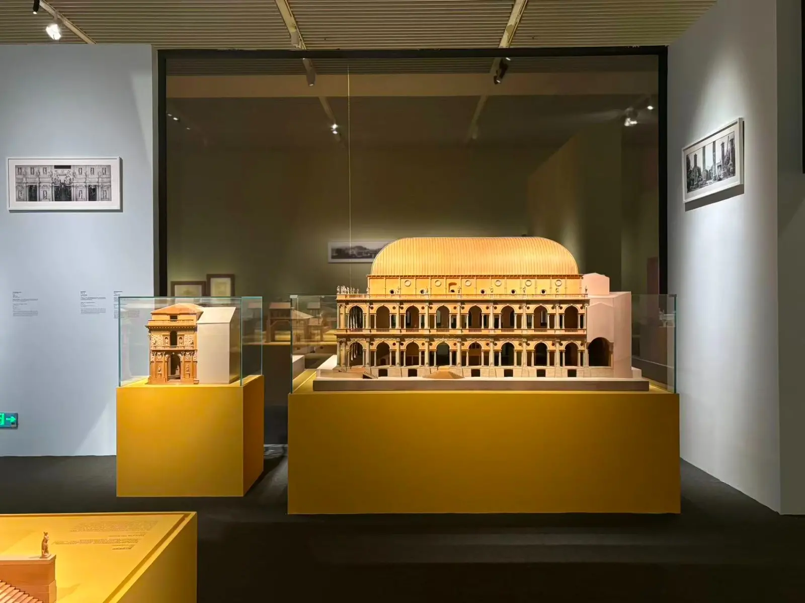 L'allestimento della mostra