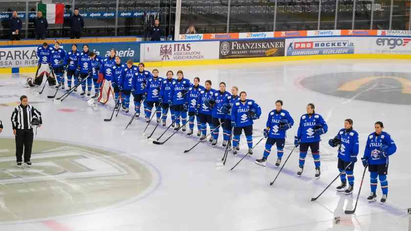 La nazionale italiana di hockey femminile (credit Vanna Antonello)
